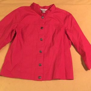 Talbots 3/4 length sleeve light weight jacket